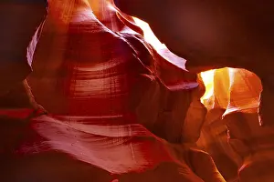 Red Rock Formations Arizona Prints: Rock formations, interior view