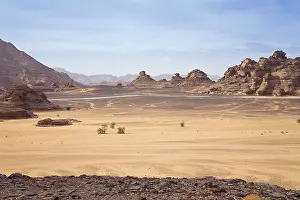 Libyan Desert Rock Formations Prints: Rock formations in the Libyan Desert