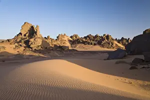 African Desert Landscape Photography Prints: Rock formations in the Libyan Desert