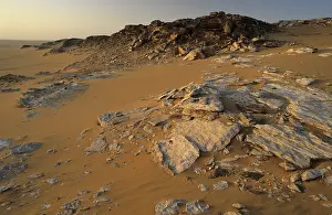 Libyan Desert Rock Formations Prints: Rock formations in the libyan desert