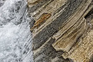 Uninhabited Swiss Countryside Prints: Rock structures in the Verzasca River