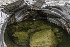 Uninhabited Swiss Countryside Prints: Rocks, rock structures, Verzasca River
