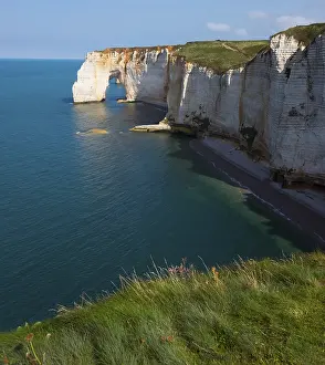Uninhabited Rocky Shoreline Prints: Rocky coast, cliffs, chalk cliffs