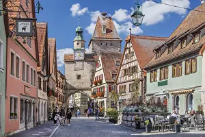 Southern Germany Old Town Area Prints: Roderbogen and Markusturm