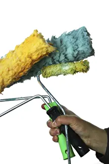 Paint Roller Brush Prints: Rollers