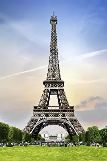 Western Europe Travel Guide Prints: Romantic tower in Paris