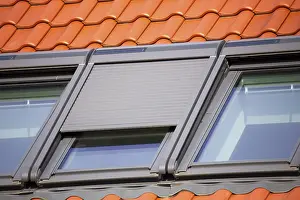 New Residential Building Design Prints: Roof window with roller shutter