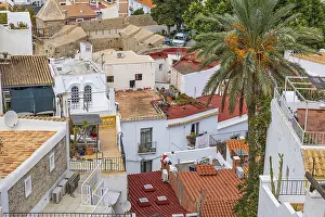 European Historic City Centre Prints: Above the rooftops of Eivissa's old town