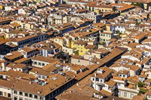Historic Old Town Florence Prints: Above the rooftops of Florence