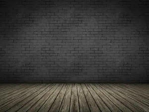 Modern Architecture Image Prints: An empty room background for your own content