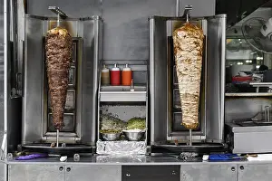 Turkish Kebab Prints: Rotating spit kebab