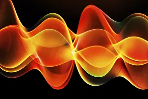 Light Beam Photography Prints: Rotating thread illuminated with a stroboscopic flash