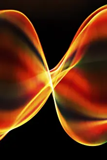 Indoor Studio Photography Prints: Rotating thread illuminated with a stroboscopic flash