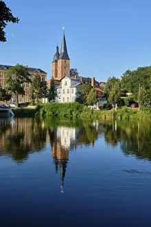 Central Europe Travel Spot Prints: Rote Spitzen at the small pond