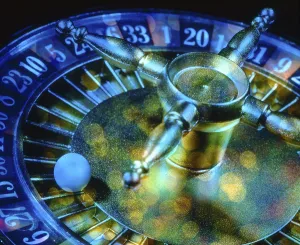 Deserted Casino Prints: Roulette Turntable