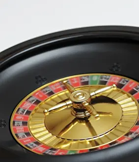 Gambling Addiction Image Prints: Roulette Wheel