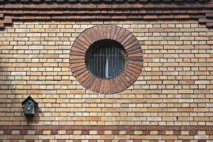 European Historic District Photography Prints: A round window, also called oculus