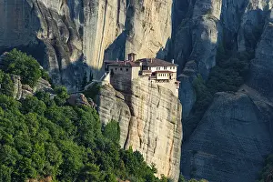 Rousanou Monastery Prints: Rousanou monastery, Meteora monastery