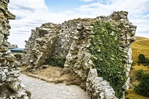 Deserted Castles Europe Prints: Ruins of Corfe Castle, Wareham