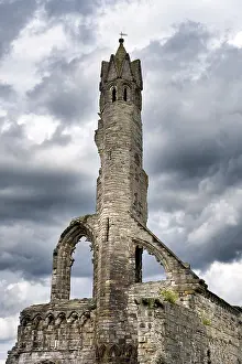 St Andrews Prints: Ruins of St Andrews Cathedral Print, St Andrews, Scotland