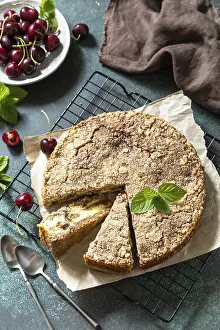 Homemade Cheesecake Recipe Prints: Rustic pie with cottage cheese