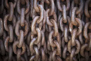 Uninhabited Full Format Image Prints: Rusty chains