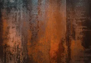 Rusty Metal Texture Prints: Rusty Grunge Surface Texture Background