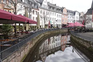 Deserted Old Town Streets Prints: Saarburg