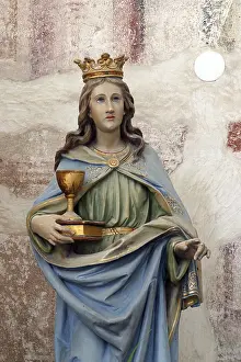 Uninhabited Sacred Space Prints: Saint Barbara