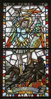 No People Religious Texts Prints: Saint Michael