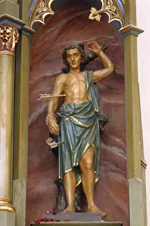 Uninhabited Sacred Building Prints: Saint Sebastian