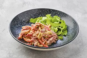 Weight Loss Meal Ideas Prints: Salad with pulled beef and vegetables