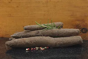Deserted Vegetable Garden Prints: Salsify roots and pepper corns