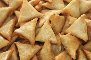 Traditional Indian Cuisine Prints: Samosas