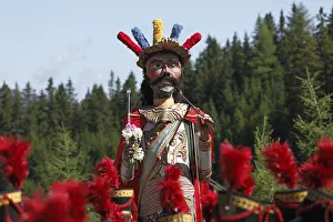 Austrian Cultural Heritage Prints: Samson from St. Michael, Samson parade