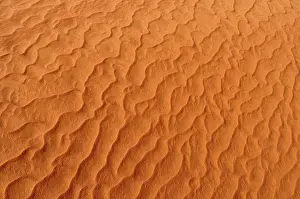 Desert Surface Texture Prints: Sand patterns on the surface of a red dune