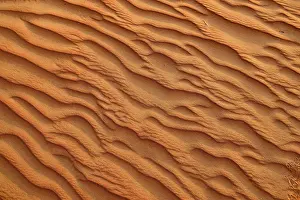 Oman Prints: Sand Ripples Print, Rub al Khali Desert, Oman