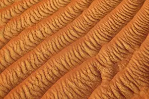 Sahara Desert Texture Prints: Sand ripples, texture on a sanddune