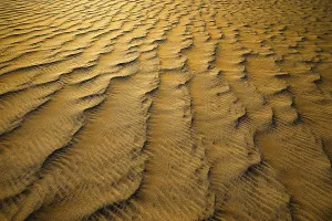 Rub Al Khali Sand Dune Prints: Sand structure formed by the wind