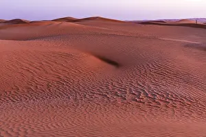 Rub Al Khali Dunes Prints: Sand structure formed by the wind