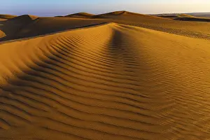 Rub Al Khali Dunes Prints: Sand structure formed by the wind
