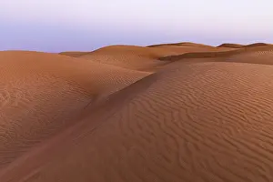 Western Asia Sandy Deserts Prints: Sand structure formed by the wind
