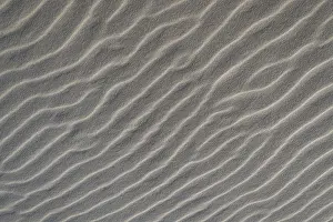 Close Up Sand Texture Prints: Sand structure, wind ripples, beach, Denmark