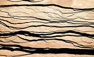 Utah Rock Formations Prints: Sandstone rocks, structure, detail