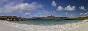 Northern Europe Beaches Prints: Sandy beach beach in the strait
