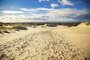 Prints of Sandy landscape from Grey Dunes at the Curonian Spit, Lithuania Related Prints: Curonian Spit Sandy Landscape Print, Lithuania