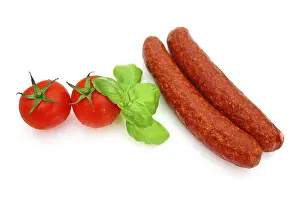 Deserted Butcher Shop Prints: Sausage