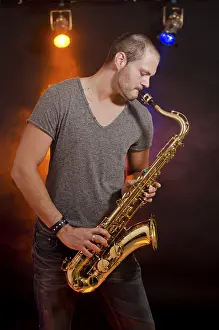 Saxophone Player Prints: Saxophone player