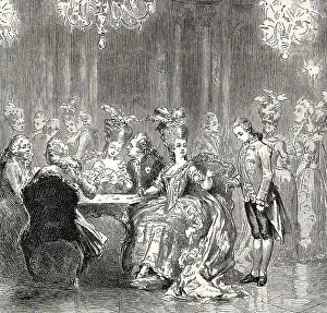 German Literature Illustration Prints: Scene from EFFECTS AT A DISTANCE