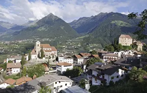 Framed Print : Schenna Village Print Framed Print : Schenna Village Print